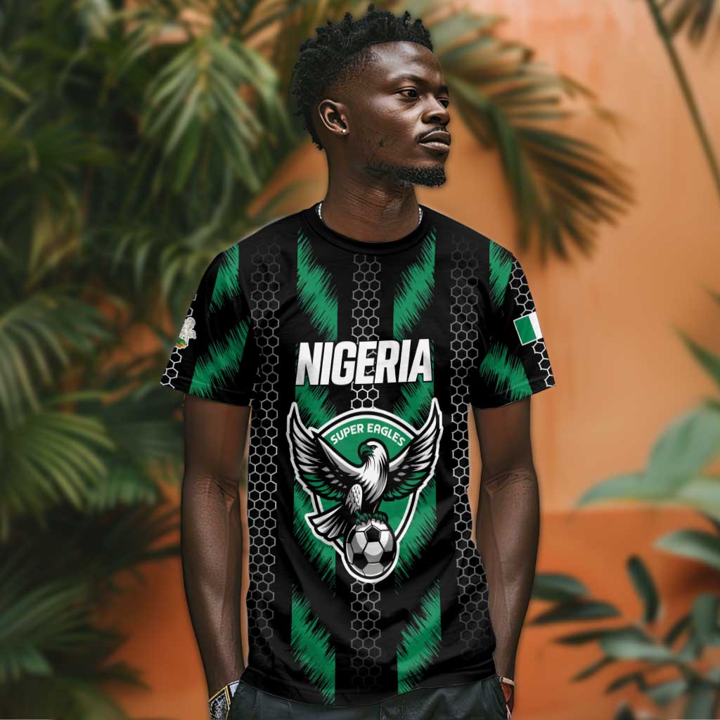 Custom Football Nigeria T shirt Soar Super Eagles