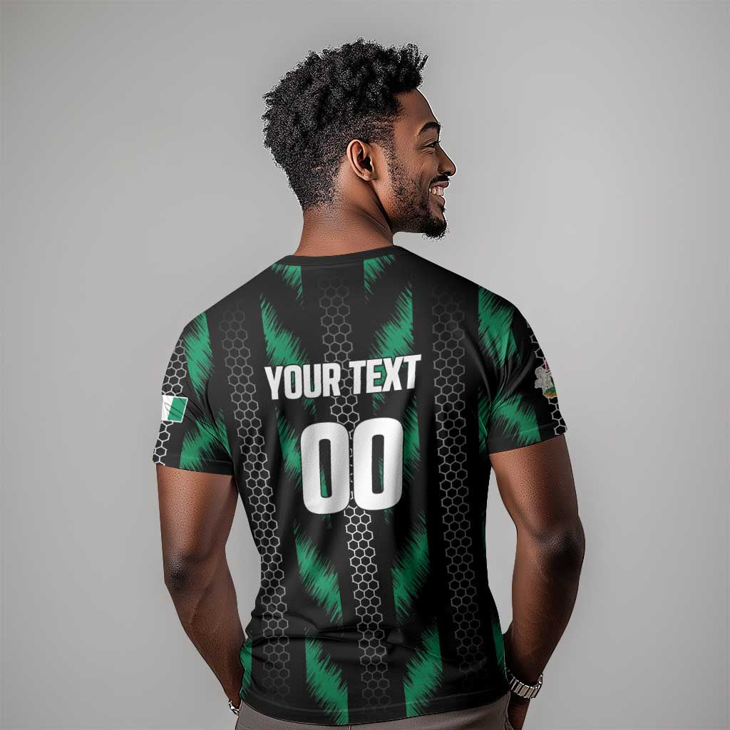 Custom Football Nigeria T shirt Soar Super Eagles