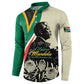 Personalized Nelson Mandela Day Button Sweatshirt South Africa Vintage Stylized