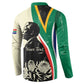 Personalized Nelson Mandela Day Button Sweatshirt South Africa Vintage Stylized
