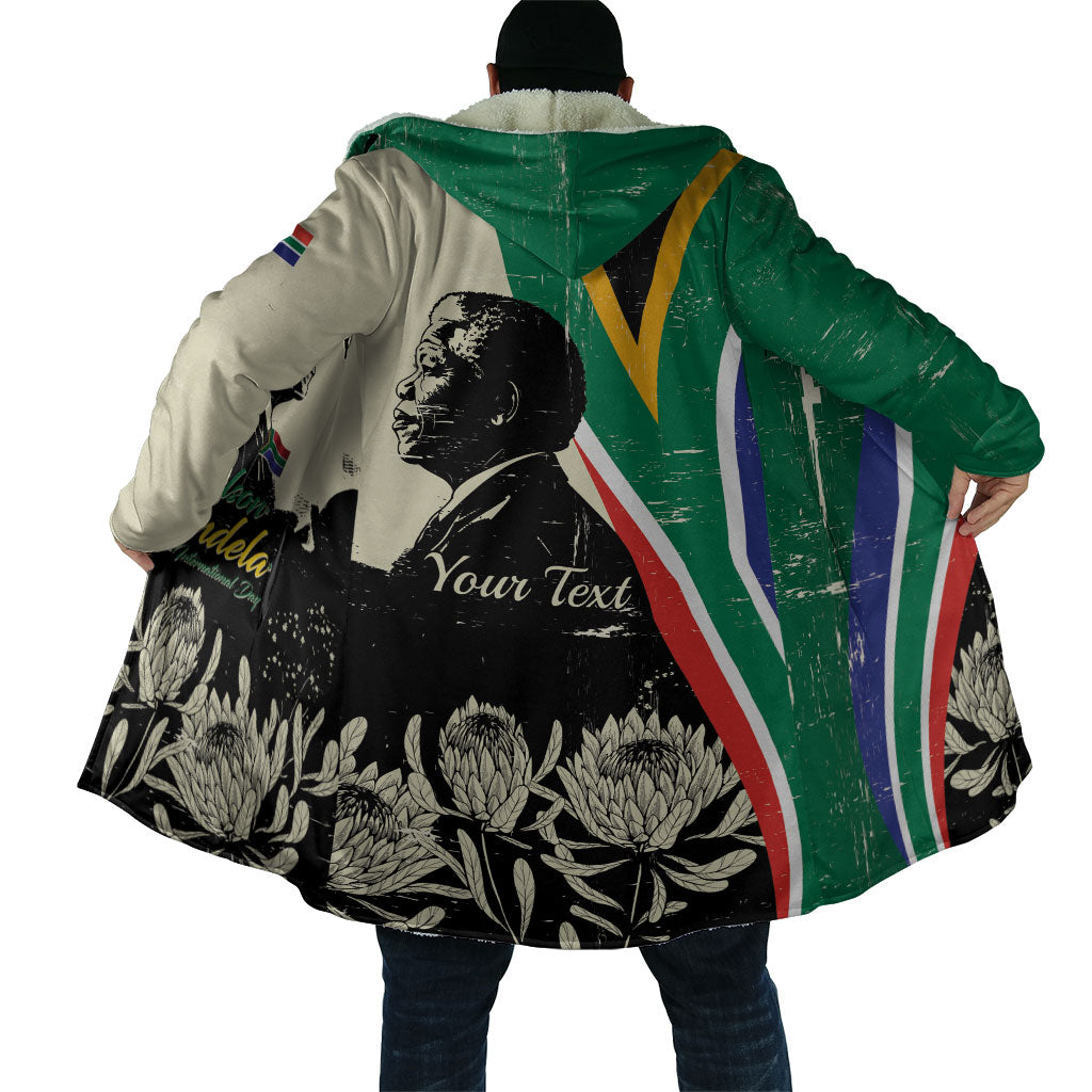 Personalized Nelson Mandela Day Cloak South Africa Vintage Stylized