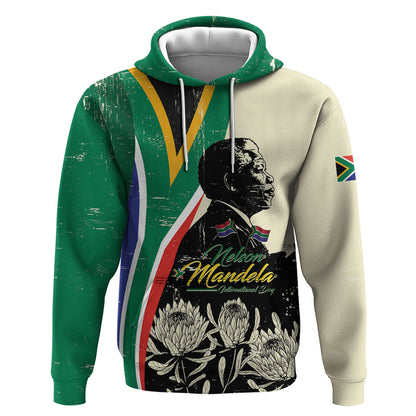 Personalized Nelson Mandela Day Hoodie South Africa Vintage Stylized