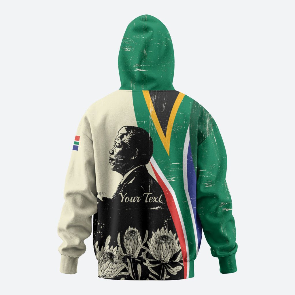 Personalized Nelson Mandela Day Hoodie South Africa Vintage Stylized