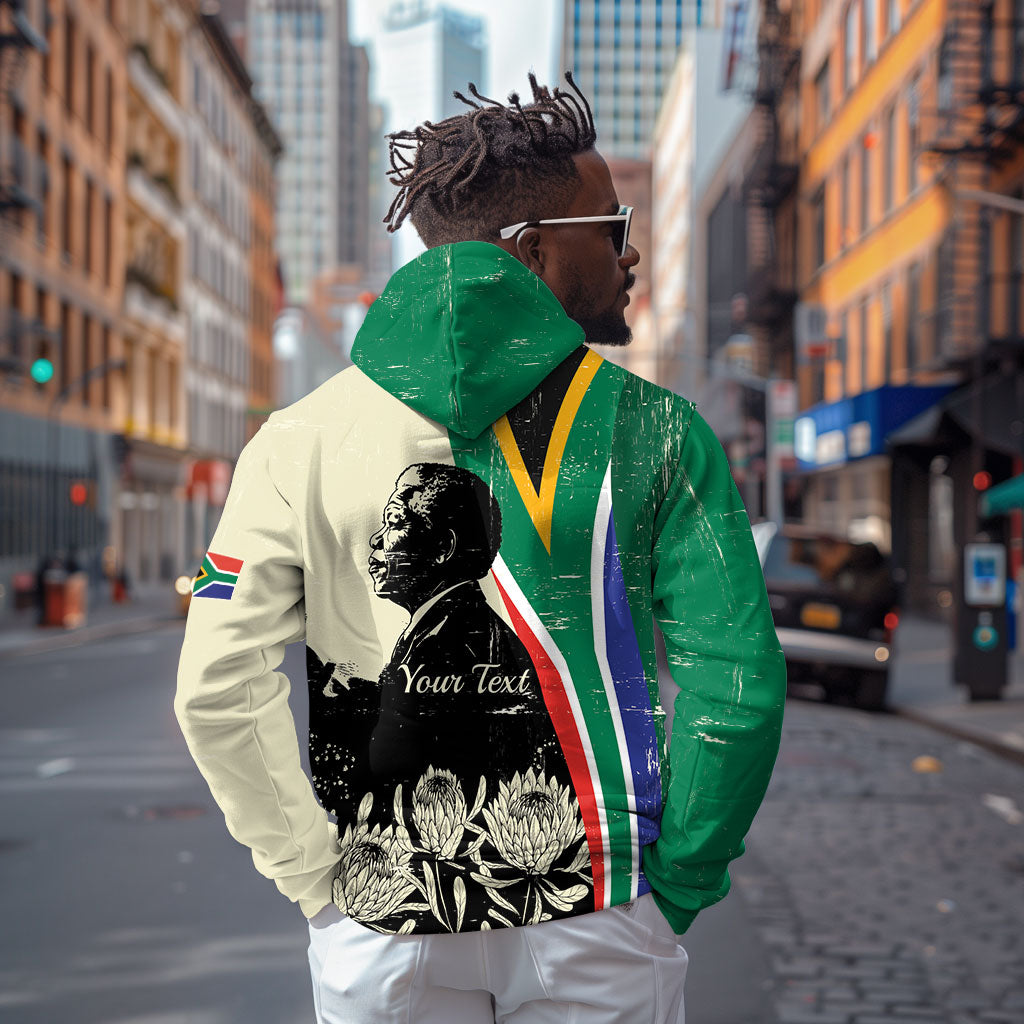Personalized Nelson Mandela Day Hoodie South Africa Vintage Stylized