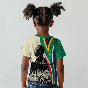 Personalized Nelson Mandela Day Kid T shirt South Africa Vintage Stylized