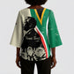 Personalized Nelson Mandela Day Kimono Sleeve Blouse South Africa Vintage Stylized