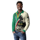 Personalized Nelson Mandela Day Long Sleeve Polo Shirt South Africa Vintage Stylized