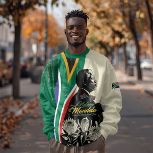 Personalized Nelson Mandela Day Sweatshirt South Africa Vintage Stylized