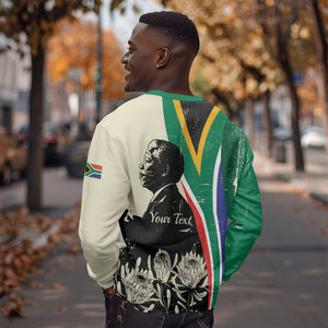 Personalized Nelson Mandela Day Sweatshirt South Africa Vintage Stylized