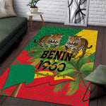 Benin August 1st 1960 Area Rug Happy Independence Day
