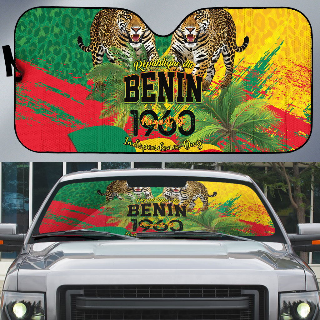 Benin August 1st 1960 Auto Sun Shade Happy Independence Day