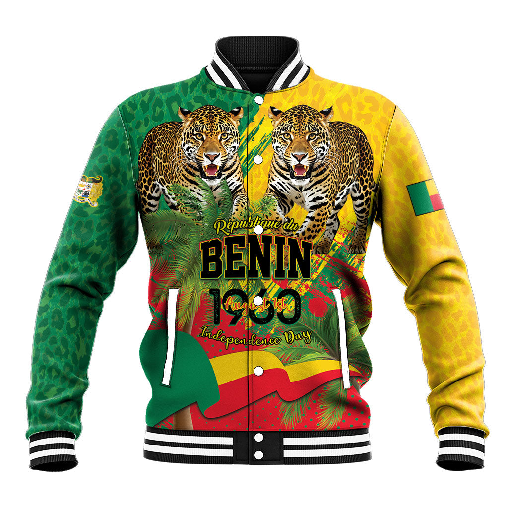Personalised Benin August 1st 1960 Baseball Jacket Happy Independence Day