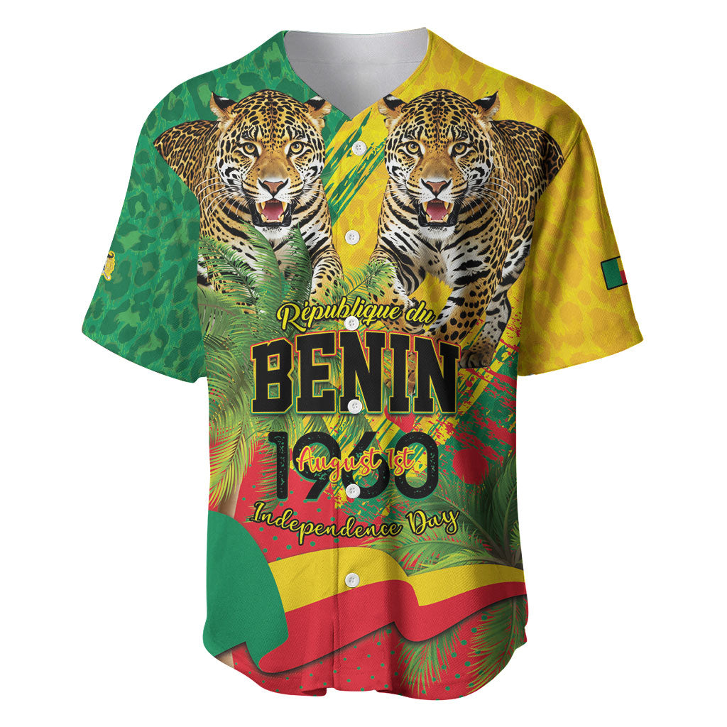 Personalised Benin August 1st 1960 Baseball Jersey Happy Independence Day