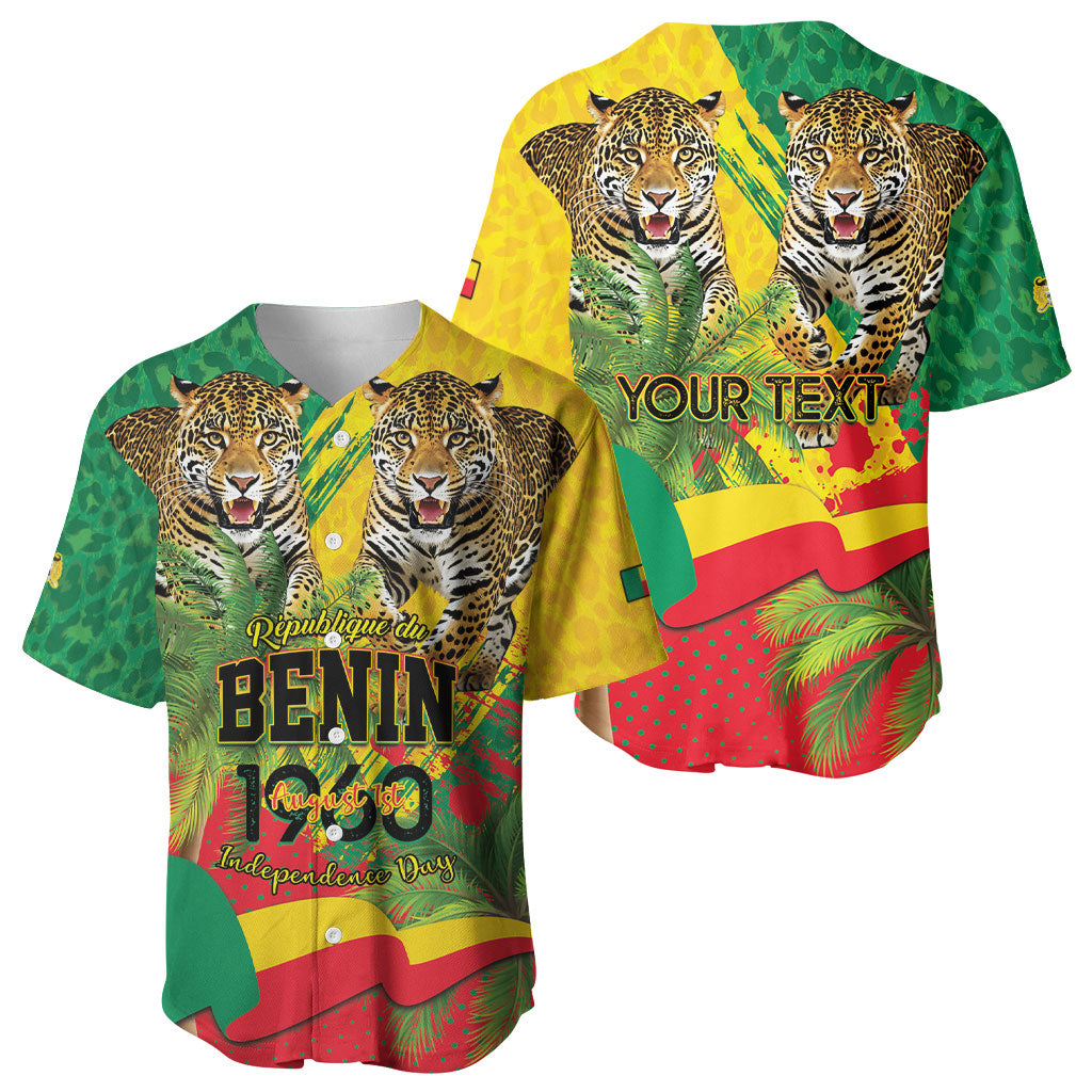Personalised Benin August 1st 1960 Baseball Jersey Happy Independence Day