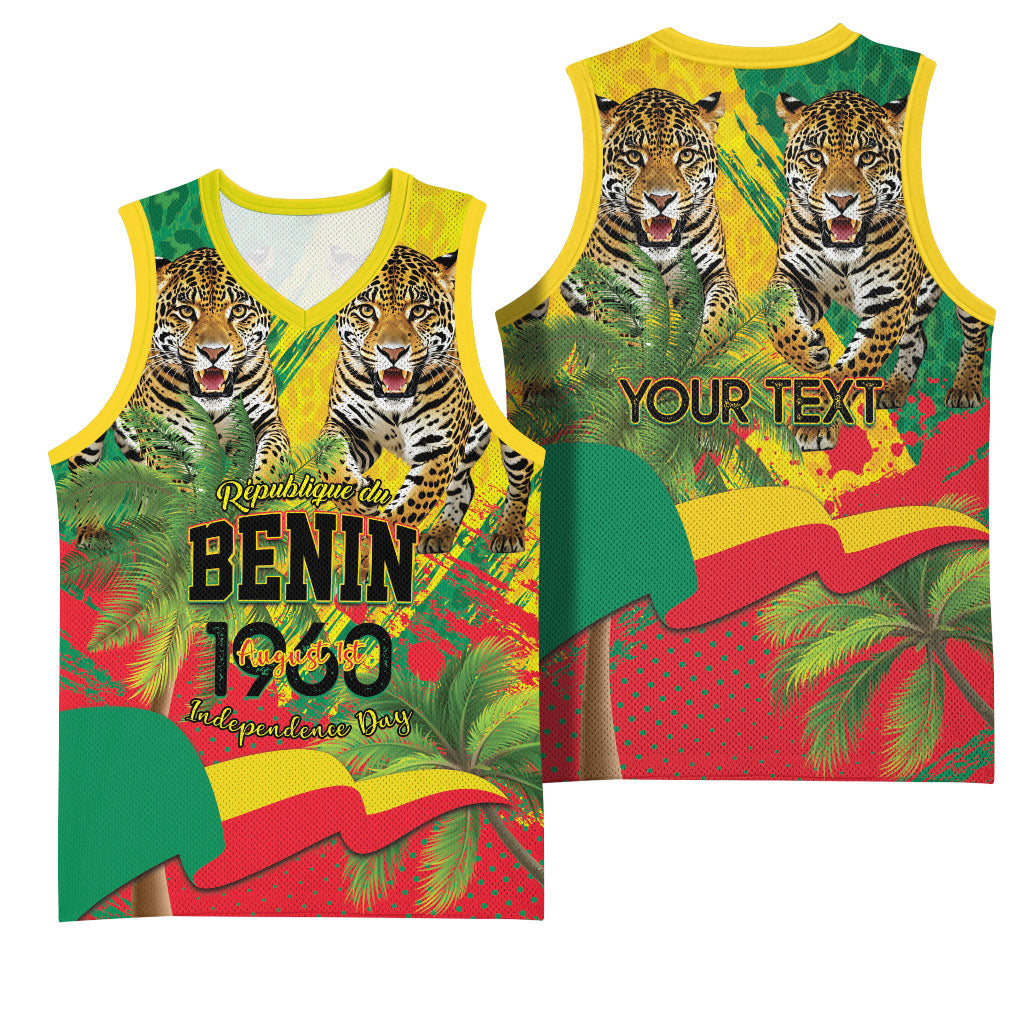 Personalised Benin August 1st 1960 Basketball Jersey Happy Independence Day