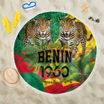 Benin August 1st 1960 Beach Blanket Happy Independence Day