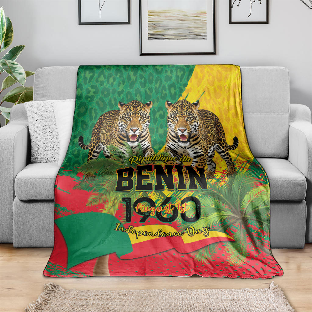 Benin August 1st 1960 Blanket Happy Independence Day