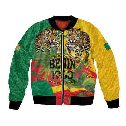 Personalised Benin August 1st 1960 Bomber Jacket Happy Independence Day