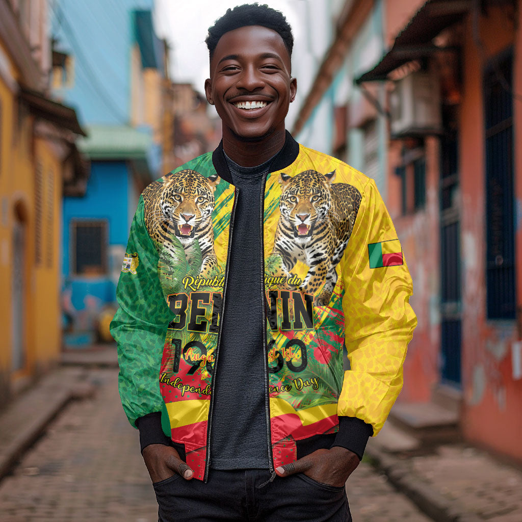 Personalised Benin August 1st 1960 Bomber Jacket Happy Independence Day