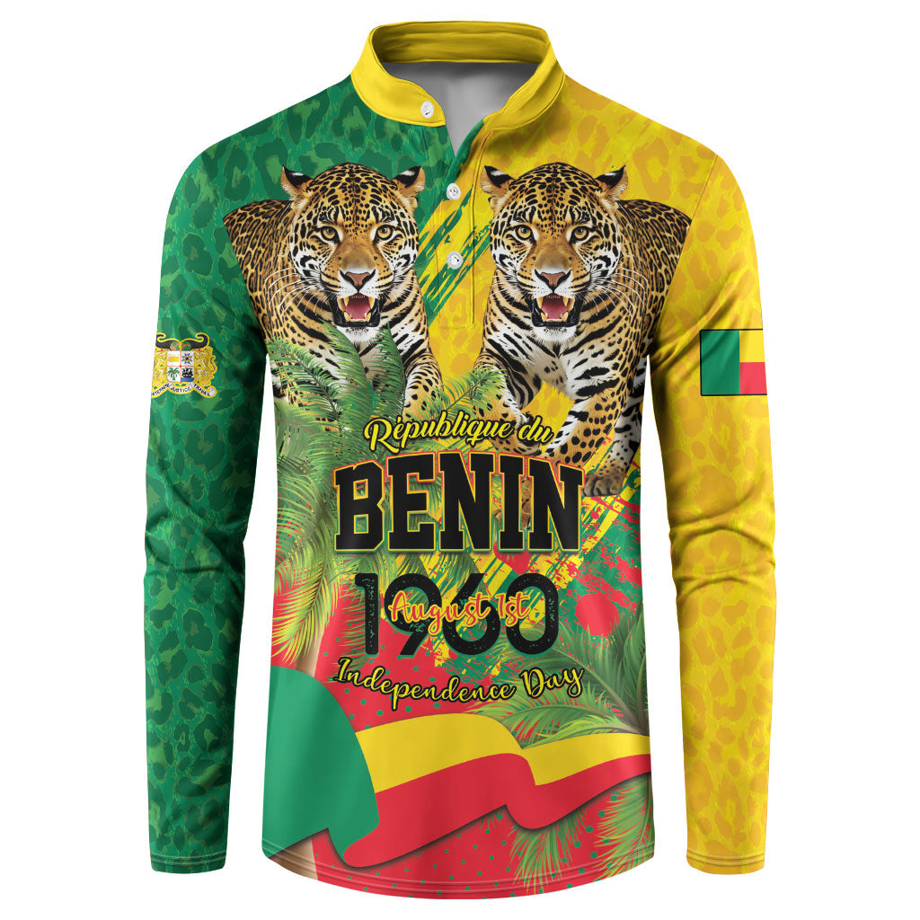 Personalised Benin August 1st 1960 Button Sweatshirt Happy Independence Day