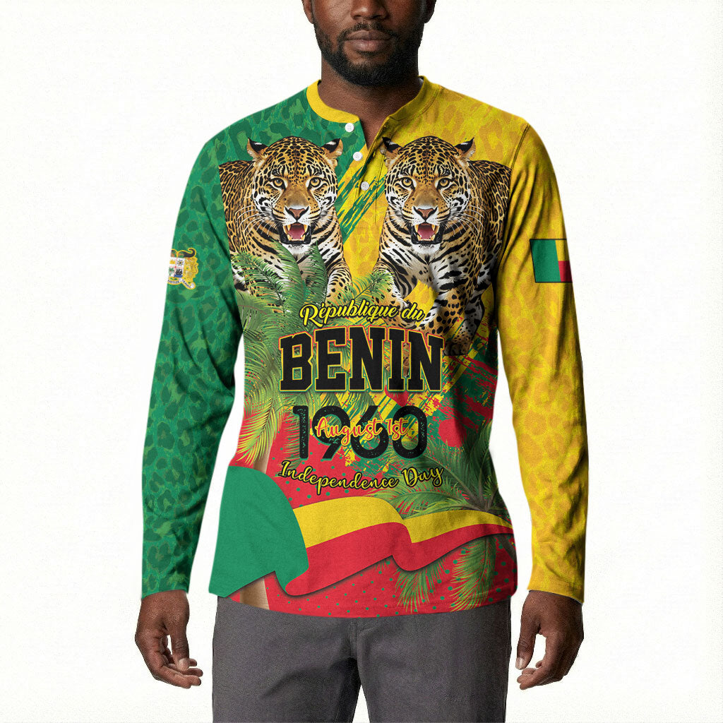 Personalised Benin August 1st 1960 Button Sweatshirt Happy Independence Day