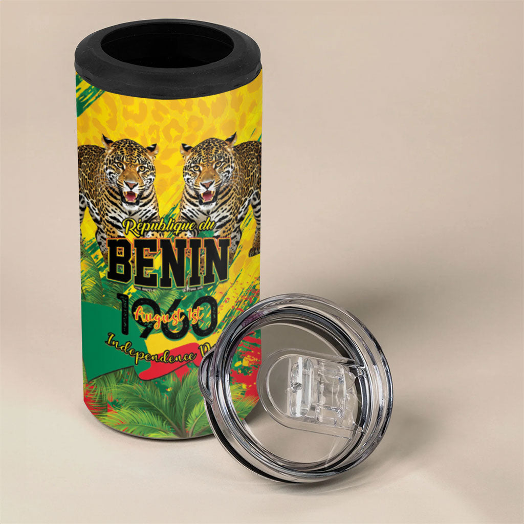 Personalised Benin August 1st 1960 4 in 1 Can Cooler Tumbler Happy Independence Day