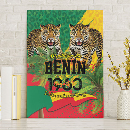 Benin August 1st 1960 Canvas Wall Art Happy Independence Day