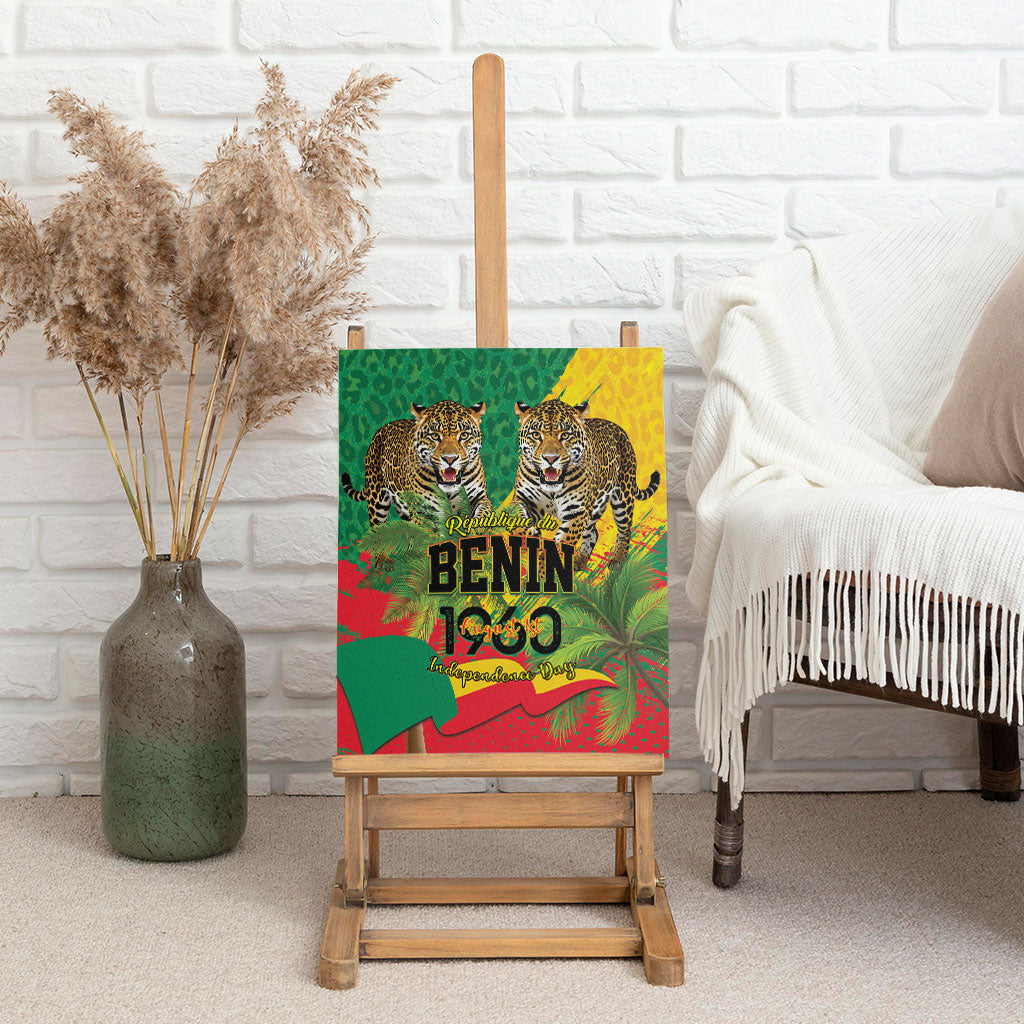 Benin August 1st 1960 Canvas Wall Art Happy Independence Day