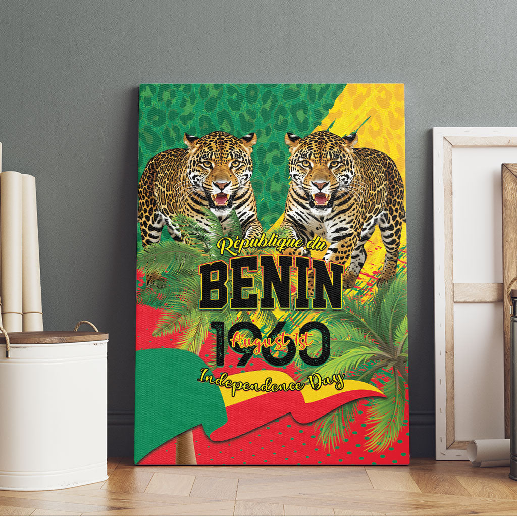 Benin August 1st 1960 Canvas Wall Art Happy Independence Day