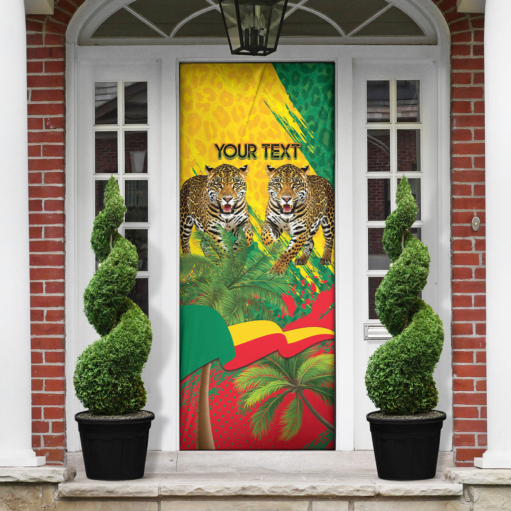Personalised Benin August 1st 1960 Door Cover Happy Independence Day