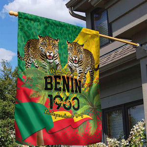 Benin August 1st 1960 Garden Flag Happy Independence Day
