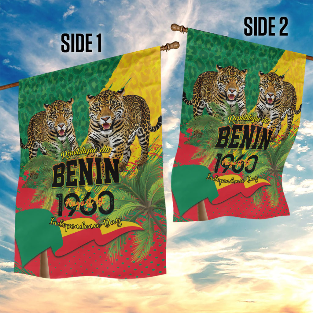 Benin August 1st 1960 Garden Flag Happy Independence Day