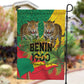 Benin August 1st 1960 Garden Flag Happy Independence Day