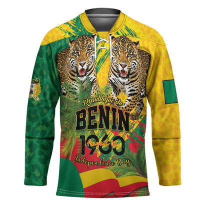 Personalised Benin August 1st 1960 Hockey Jersey Happy Independence Day