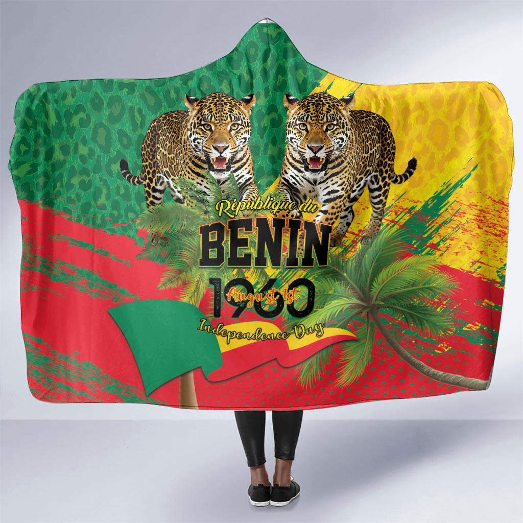 Benin August 1st 1960 Hooded Blanket Happy Independence Day