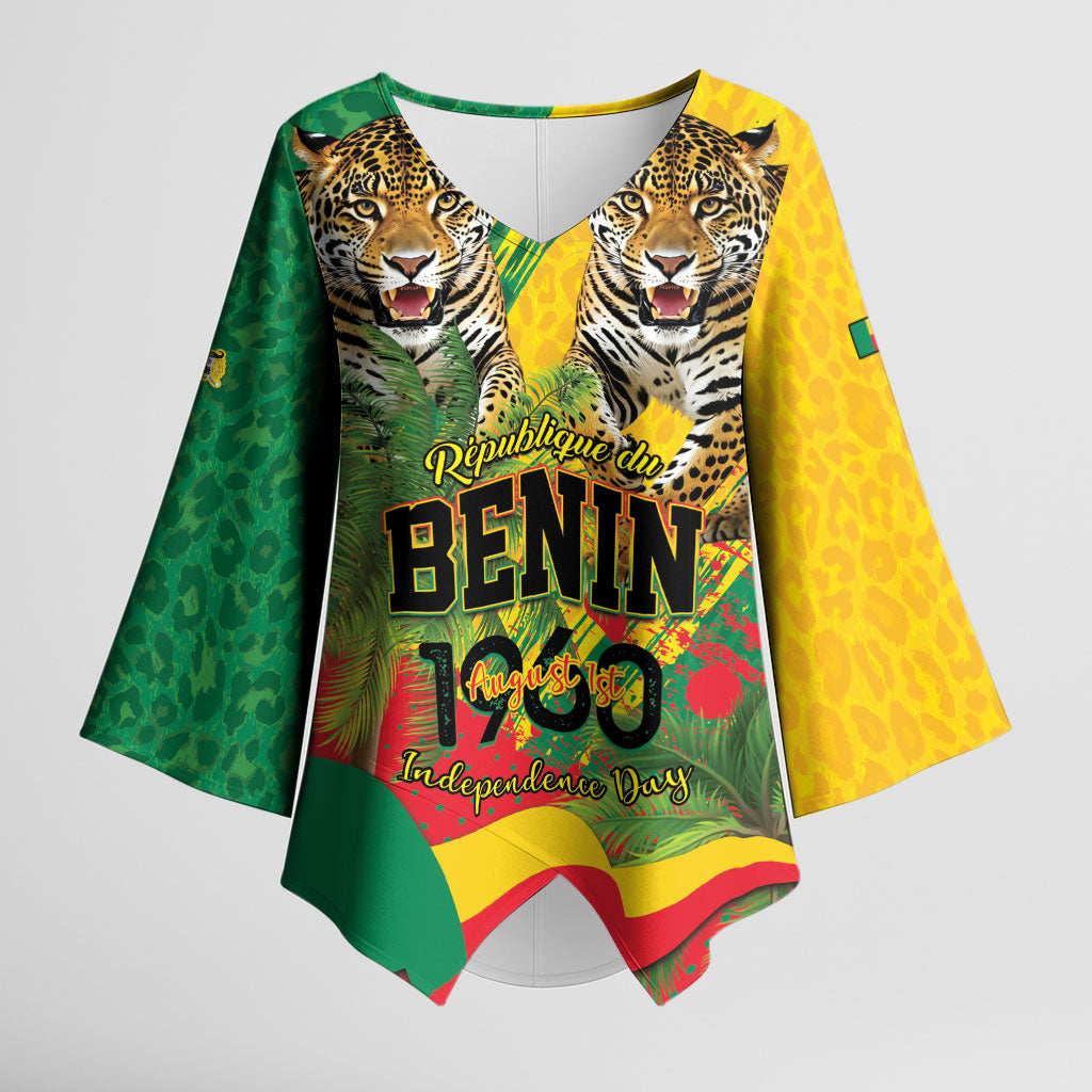 Personalised Benin August 1st 1960 Kimono Sleeve Blouse Happy Independence Day