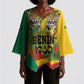 Personalised Benin August 1st 1960 Kimono Sleeve Blouse Happy Independence Day