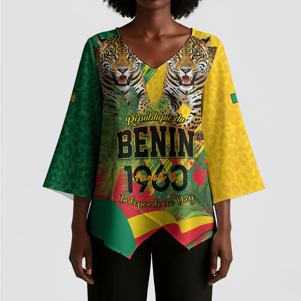 Personalised Benin August 1st 1960 Kimono Sleeve Blouse Happy Independence Day