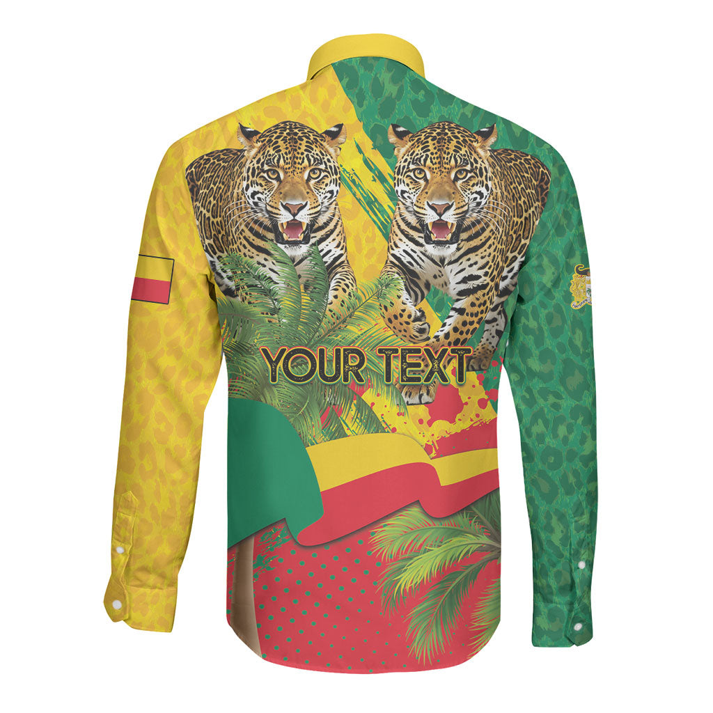 Personalised Benin August 1st 1960 Long Sleeve Button Shirt Happy Independence Day