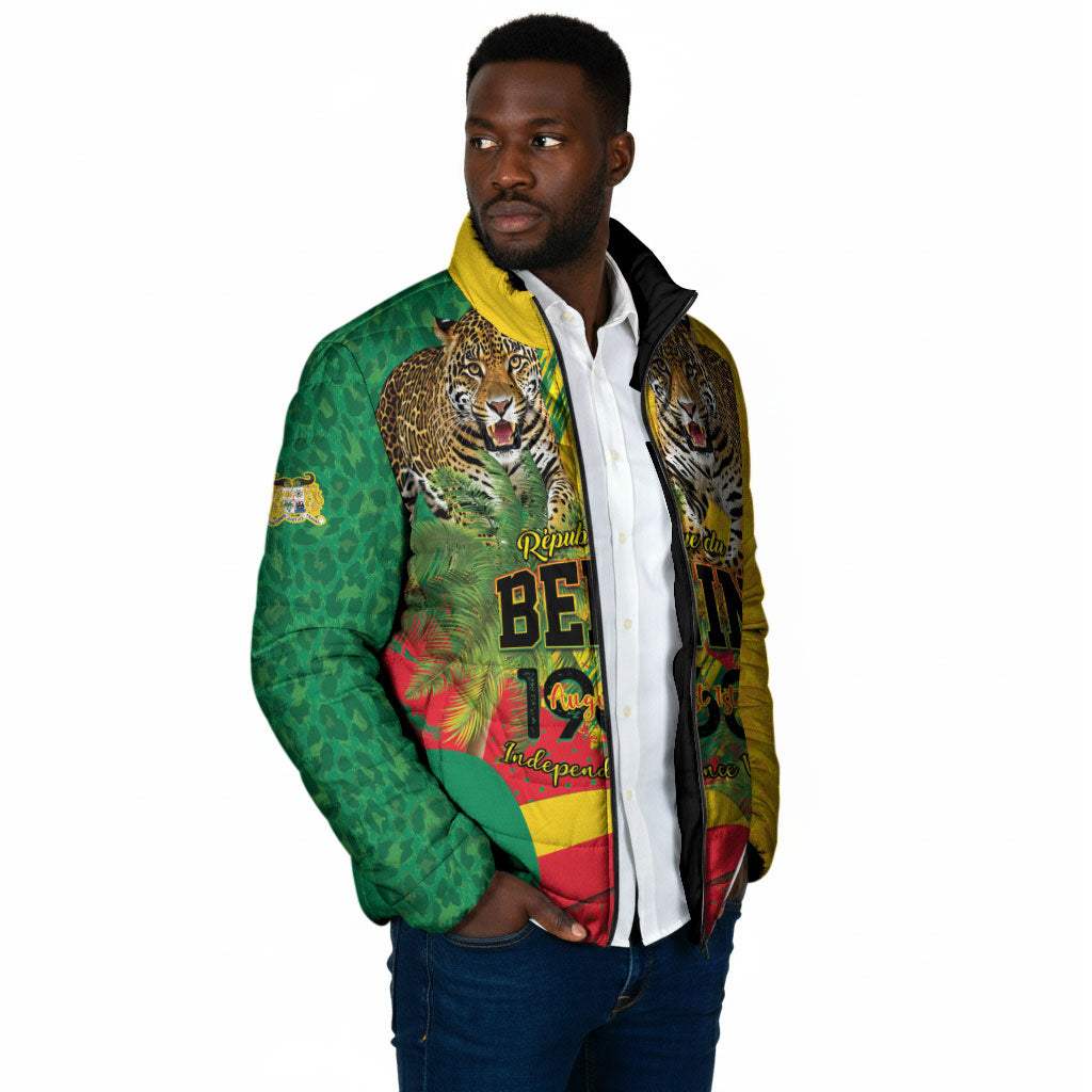 Personalised Benin August 1st 1960 Padded Jacket Happy Independence Day