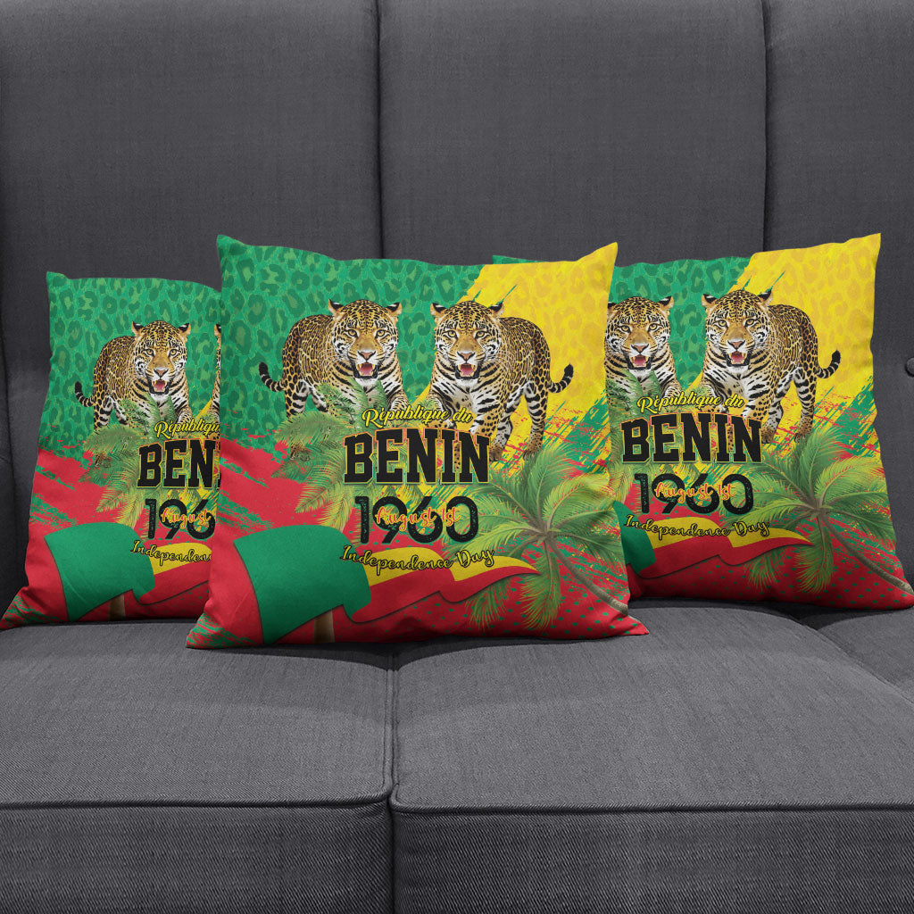 Benin August 1st 1960 Pillow Cover Happy Independence Day