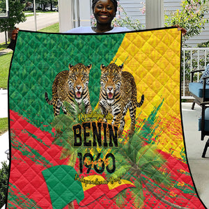 Benin August 1st 1960 Quilt Happy Independence Day