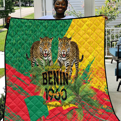 Benin August 1st 1960 Quilt Happy Independence Day