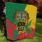 Benin August 1st 1960 Quilt Happy Independence Day
