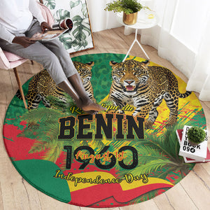 Benin August 1st 1960 Round Carpet Happy Independence Day