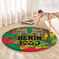 Benin August 1st 1960 Round Carpet Happy Independence Day