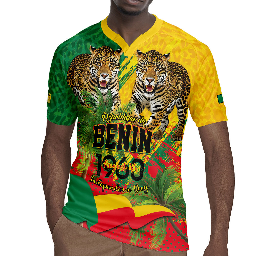 Personalised Benin August 1st 1960 Rugby Jersey Happy Independence Day