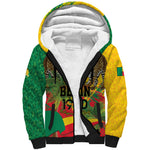 Personalised Benin August 1st 1960 Sherpa Hoodie Happy Independence Day
