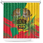 Benin August 1st 1960 Shower Curtain Happy Independence Day