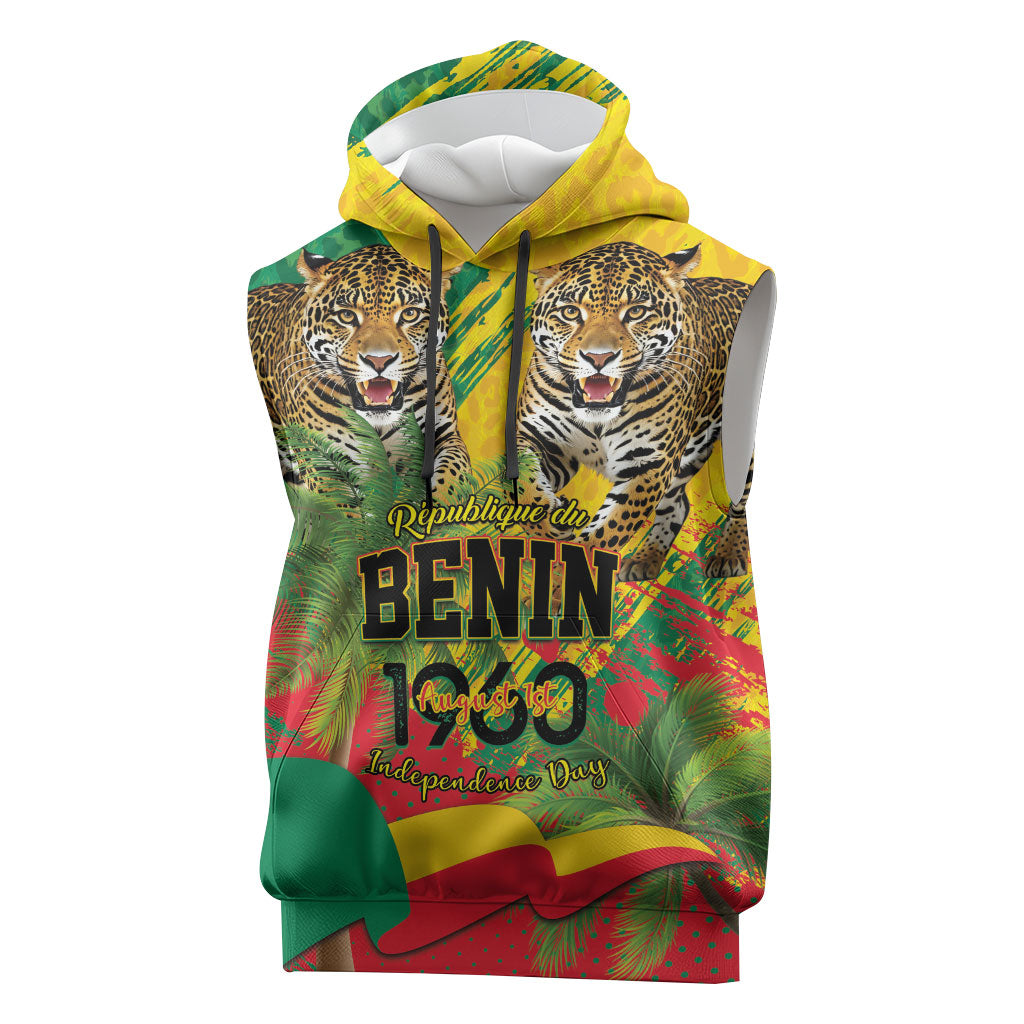 Personalised Benin August 1st 1960 Sleeveless Hoodie Happy Independence Day